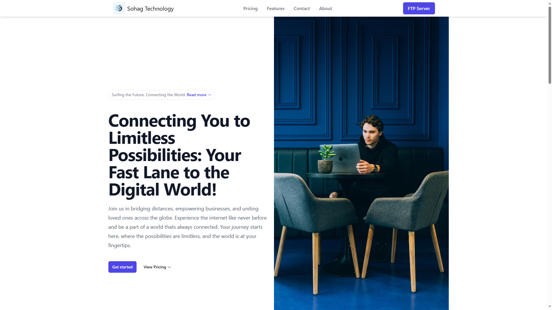 screenshot-Marketing Website